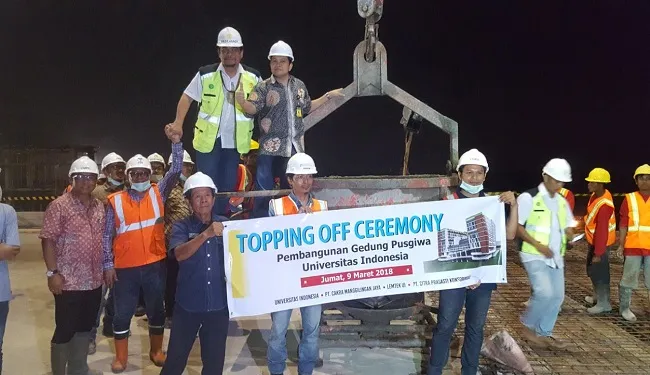 Topping-Off Ceremony of The Construction of Pusgiwa UI 1